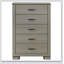 Mobilier de chambre à coucher moderne à 1 tiroir avec 5 tiroirs