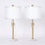 Ensemble de lampes de table 22 po Fruma, or luxueux, hauteur réglable, gradation à trois niveaux, abat-jour en tissu, convient au salon et à la chambre à coucher (ensemble de 2)-1547010856-1547010857