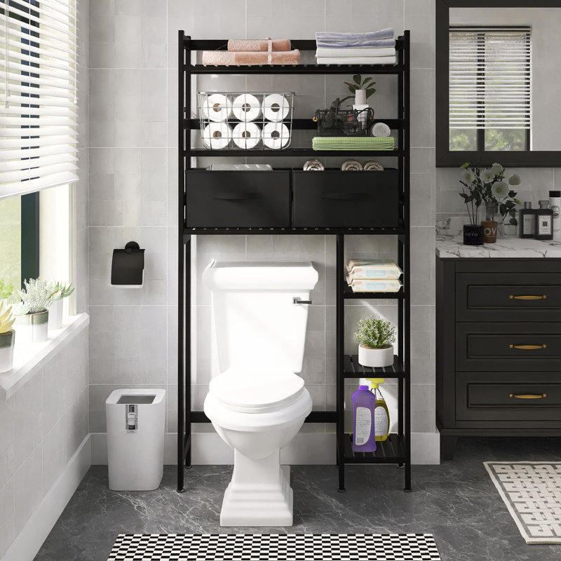 Aanika Over The Toilet Storage, Black