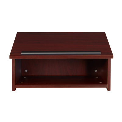 13.75'' Wood Tabletop Lectern with Storage