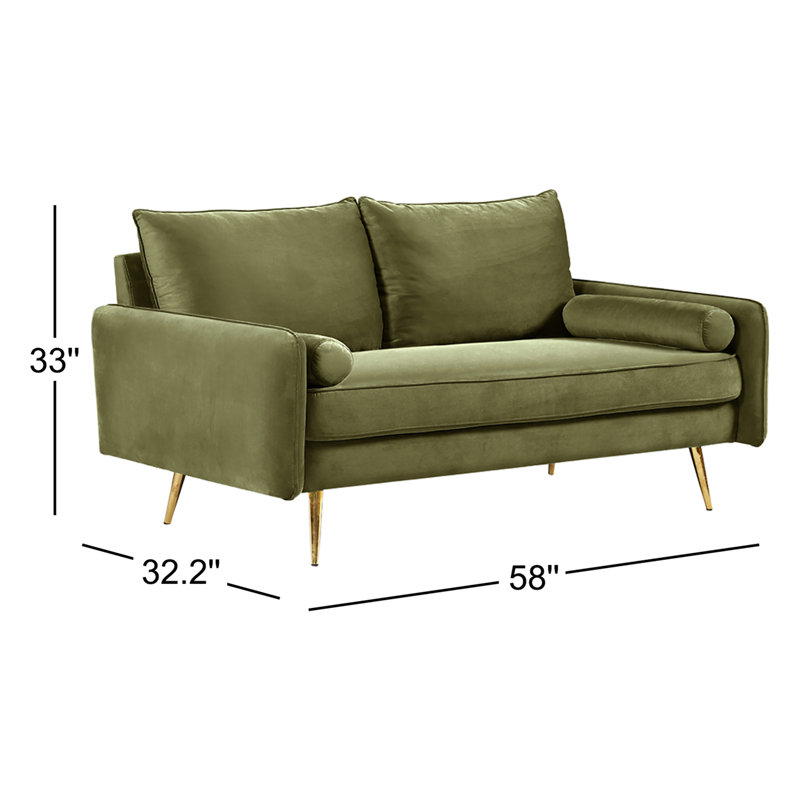 Drema 58, Velours vert olive