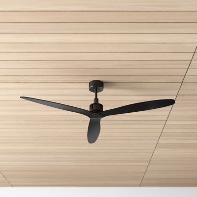52" Zelda 3 - Blade Standard Ceiling Fan with Remote Control
