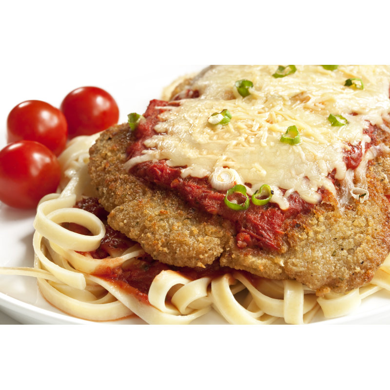 Chicken Parmesan by Robynmac - Wrapped Canvas Print, 20cm H x 30cm W x 3.8cm D