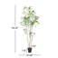 Eucalyptus artificiel pissenlit en pot