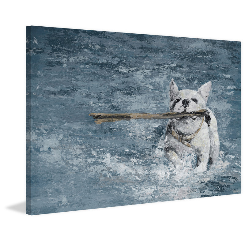 Parvez Taj - Wrapped Canvas Painting, 20 cm H x 30 cm W 4 cm D