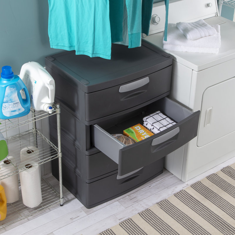 Commode de rangement 4 tiroirs Sterilite