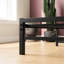 Structure de lit simple rustique rétro avec lattes en métal massif - sans sommier noir Assemblage silencieux et stable facile à assembler sous le rangement disponible Étapes de résistance nécessaires