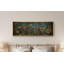 Moody Green Wildflower Florals Modern Decor, très grandes photos, impression sur toile encadrée-111666038-107118462
