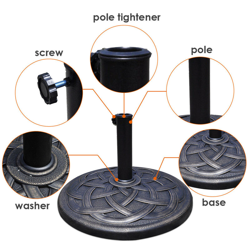 Griet 19kg Resin Free Standing Umbrella Base