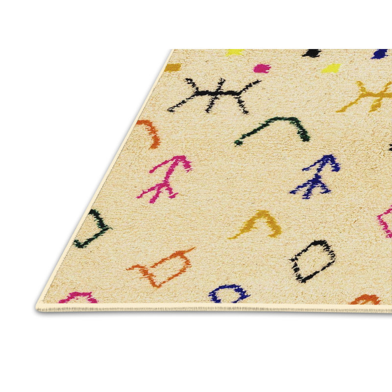 Abstract Indoor Rug, Rectangle 3' x 5'