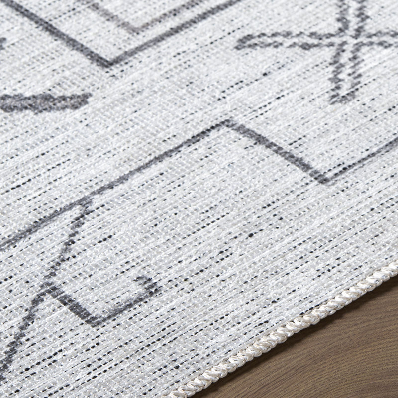 Becki Owens X Livabliss Casita Machine Woven Rug, Rectangle 5'3" x 7', Ivory