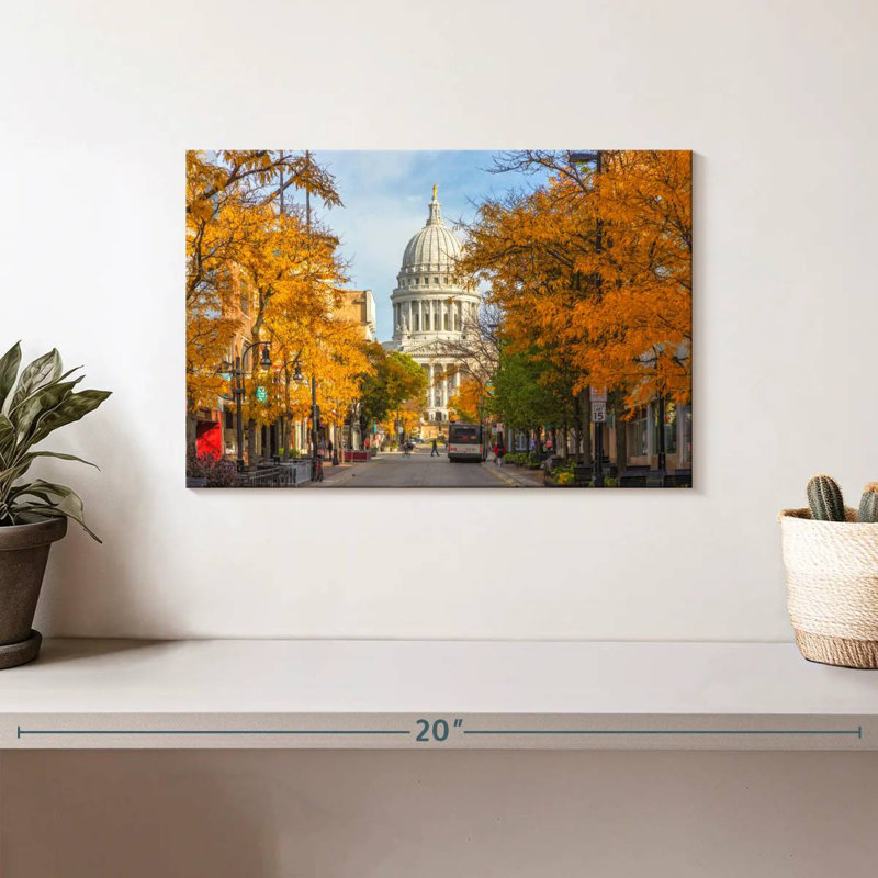 Nicci, Wisconsin State Capital en automne, H 8 po x l 12 po