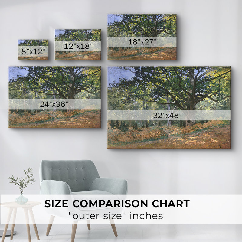 Paysages rétro-CLxxx - Cavas enveloppés de galerie, 40X60