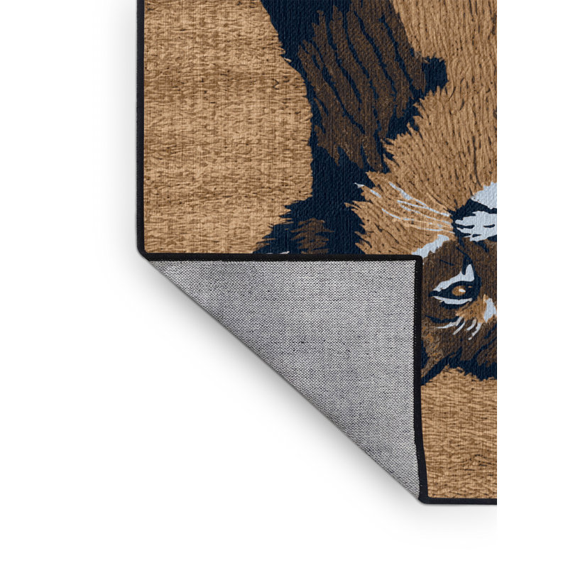  Tapis lavable Mountain Lions Big Cats, Rond 4 pi