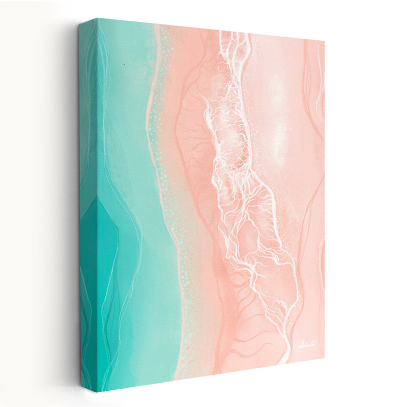 Ethereal Shore - Art abstrait, H 24 po x l 16 po
