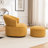 Armenakis 33'' Wide Upholstered Polyester Swivel Chair With Ottoman-32077219