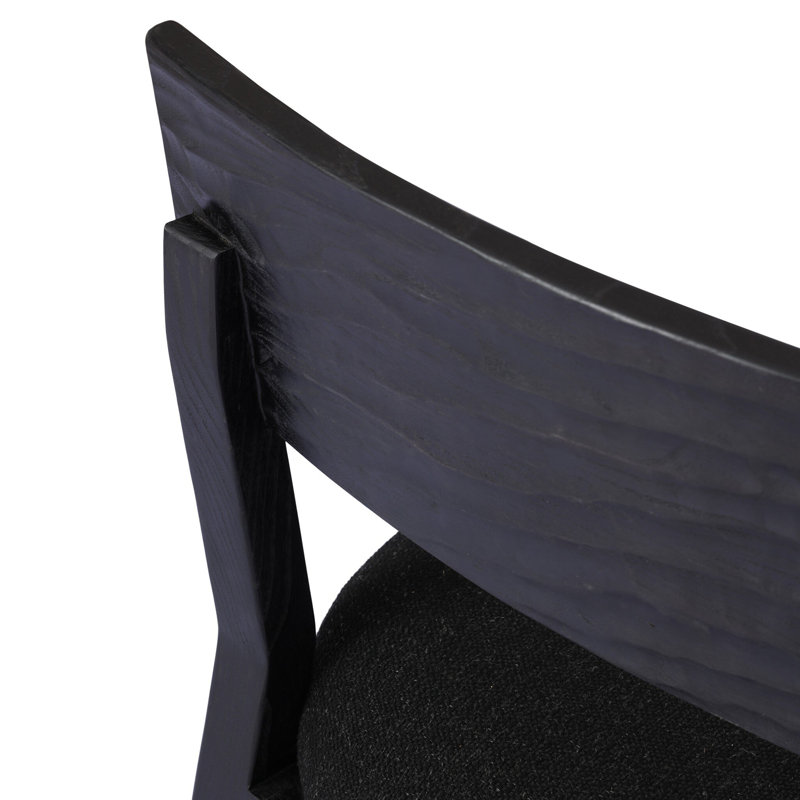 Lewiston Upholstered Dining Chair, Macerata Black