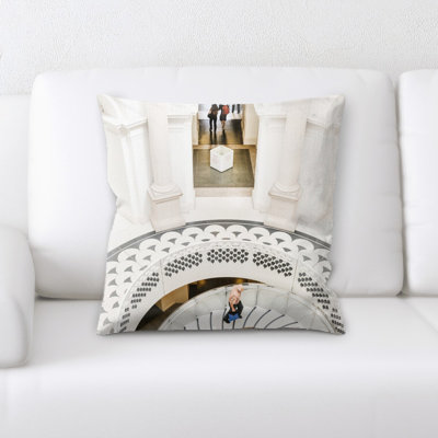 Housse et insert de coussin carré Statue