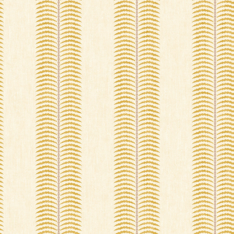 Joules Palm Leaf Stripe Cream/Yellow Wallpaper
