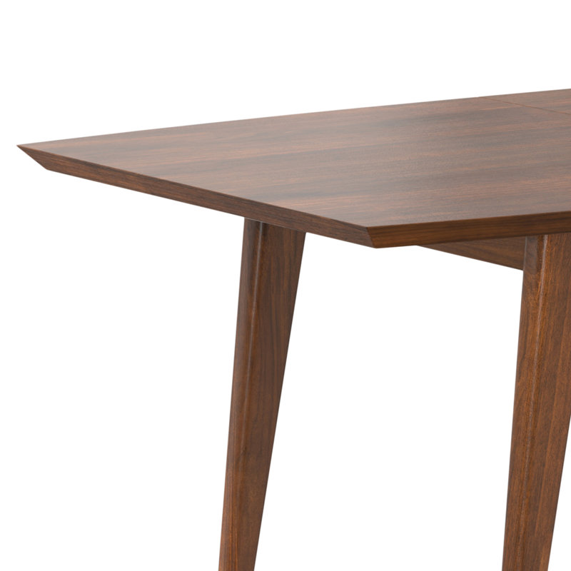 Walnut Mid-Century Modern Extendable Dining Table for Eight