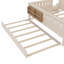 Double avec bibliothèque intégrée avec tablettes de rangement et petit escalier, rails de sécurité de haute qualité et gigogne, beige-1984364681-1984364904