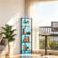 Metal Corner Bookcase-96630616-96630618