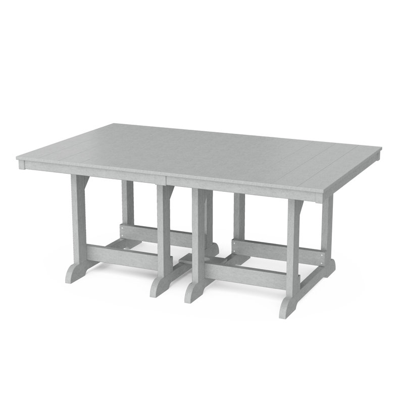 Heritage 44" x 72" Dining Table, Light Gray