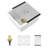 17.98"x15.33" White Quartz Kitchen Sink - High End Undermount Design, Strong And , Smooth Surface Reduces Dirt, Comes With Drying Rack Installation Guide Granite Composite Material, Quiet Operation,