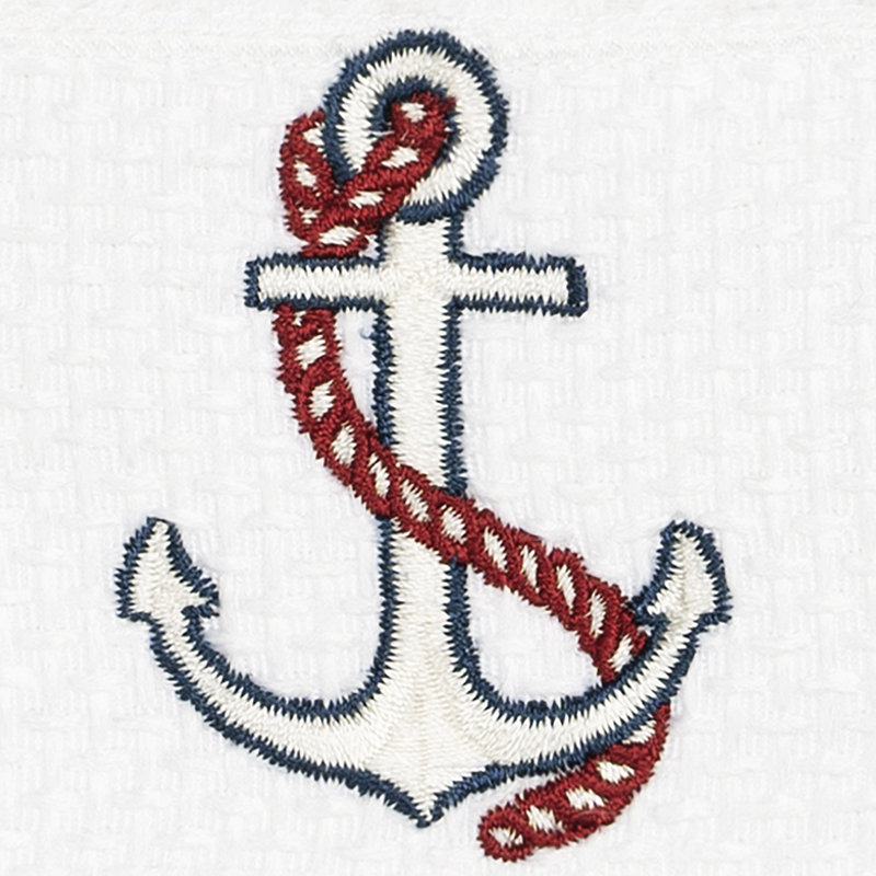 Essuie-mains en coton Easton, Blanc