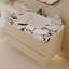 Meuble-lavabo flottant moderne avec plateau en faux marbre et lavabo encastré en céramique, fixation murale pour petites salles de bain et appartements-579319770-579319767