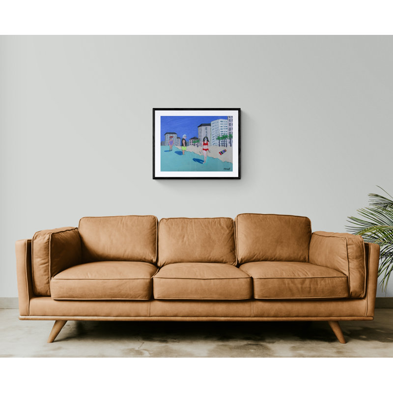 Clearwater Beach Print by Sue Graef, Black Framed Paper, 25.25" H x 31.25" W