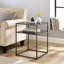 Table de bout avec rangement Braxton