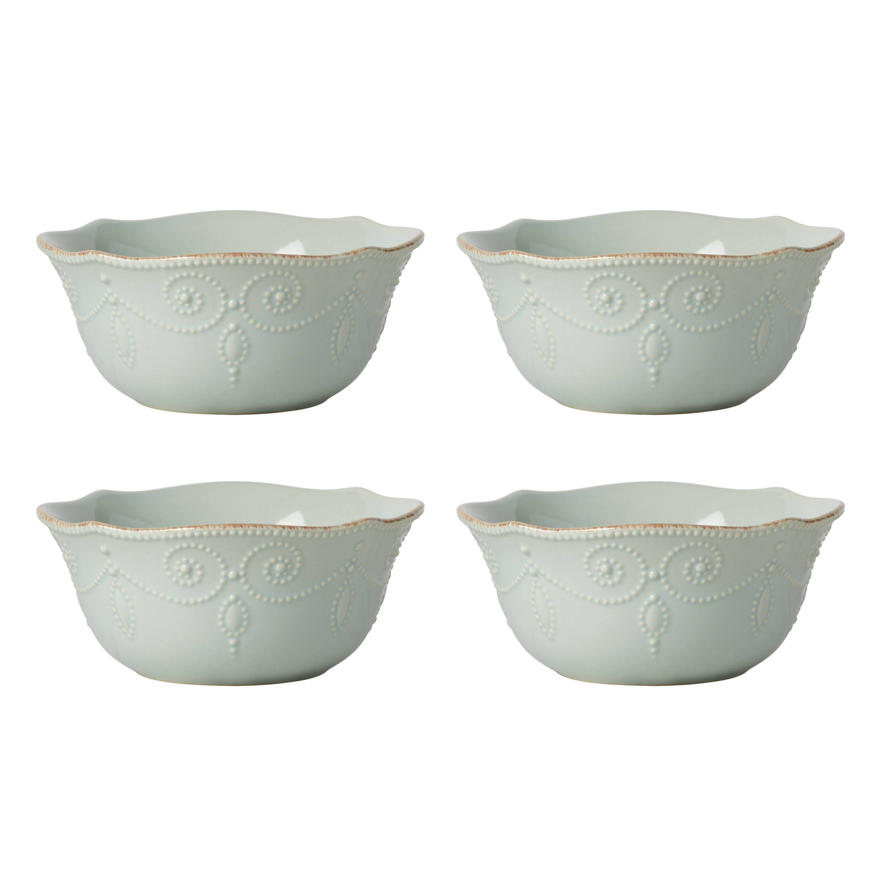 Lenox French perle ice blue 4-Piece All-Purpose Bowl Set | Wayfair
