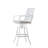 Wahiba Aluminum Outdoor 18'' Stool with Cushion