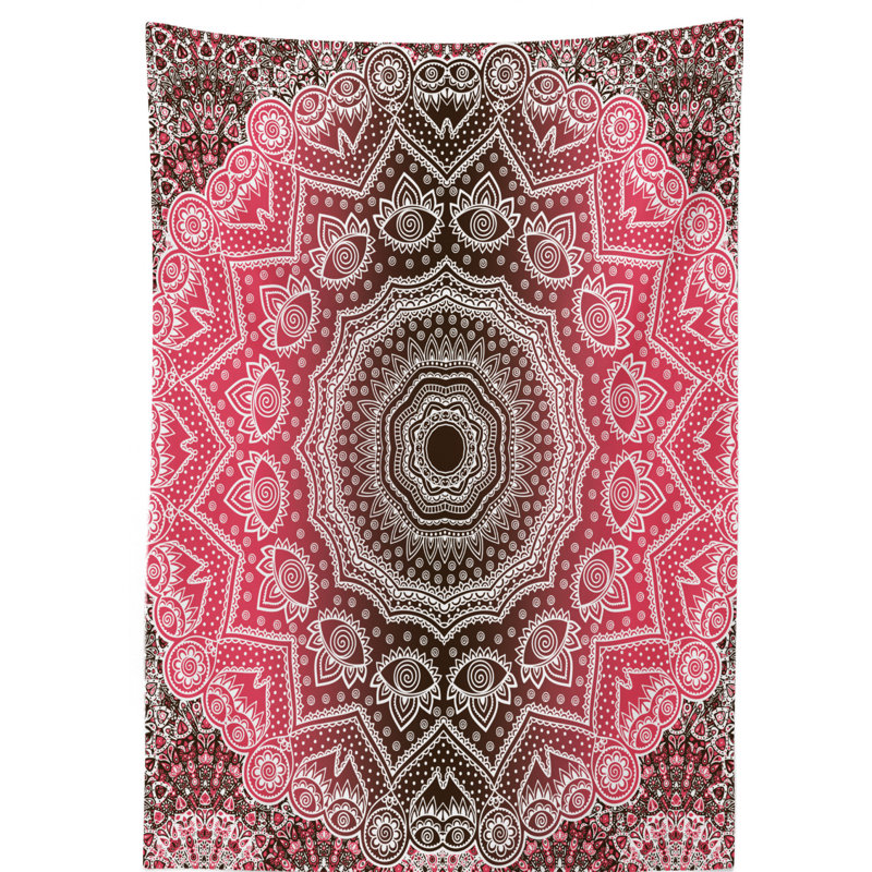 Mandala Tablecloth, Brown