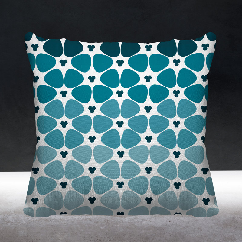 Housse et insert de coussin d'extérieur carré Shani, H 15 po x l 15 po, L 15 po x H 15 po