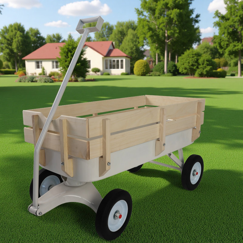 Chariot de jardin, Blanc