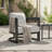 Hoerner Modern Minimalist Aluminum Outdoor Patio Club Chair with Olefin Cushions