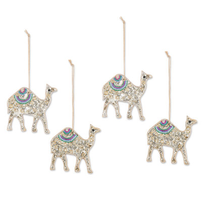 Décoration de Noël suspendue (ensemble de 4)
