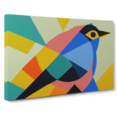 Enthralling Abstract Bird - Wrapped Canvas Print