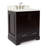 31'' Single Bathroom Vanity with White Quartz Top-93359421