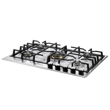 PGP9036SLSSGE Profile GE Profile™ 36 Built-In Tri-Ring Gas Cooktop with 5  Burners and Included Extra-Large Integrated Griddle STAINLESS STEEL -  Westco Home Furnishings