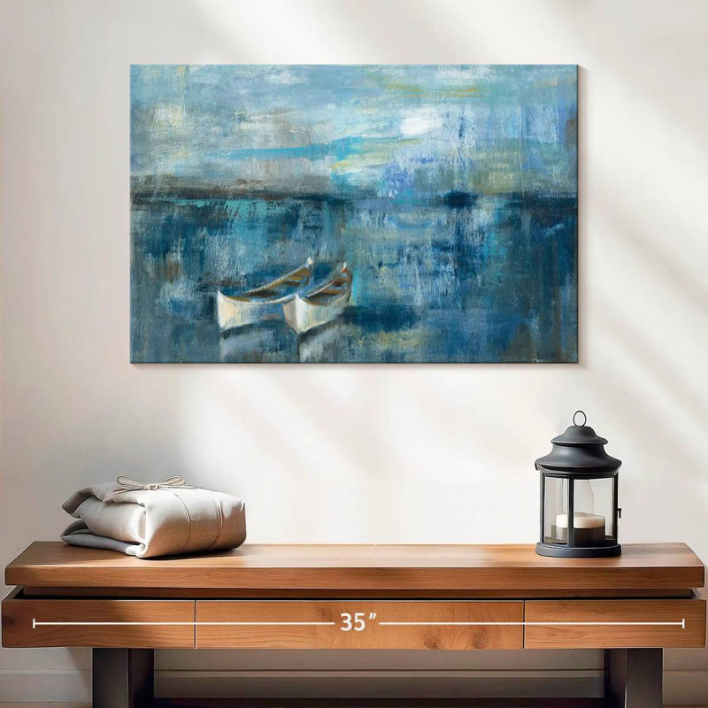 Mehar Two Boats, 16" H x 24" W