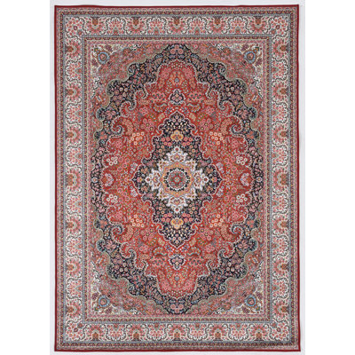 Emanuel Oriental Red Area Rug
