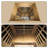Low Emf Front Door With Heating Panel Two Person Hemlock Far Infrared Indoor Suana Room-117494119-117494120