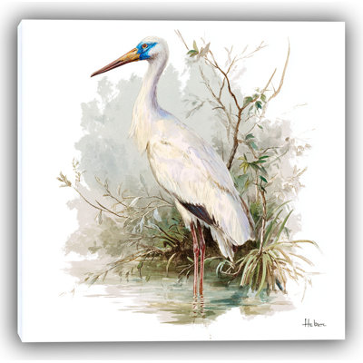 «White Heron» par l'art mural sur toile tendue