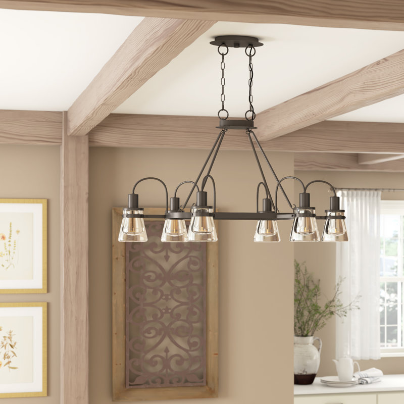 Lustre classique / traditionnel à 6 lumières Eirini