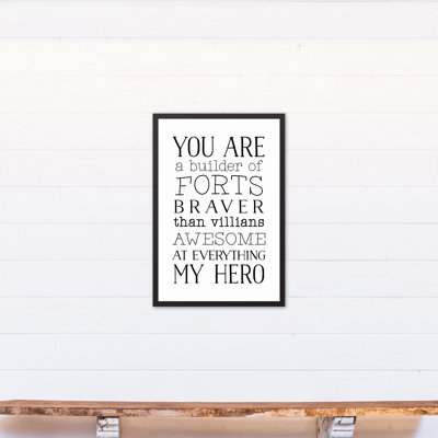 « you is my hero », art encadré Mahar