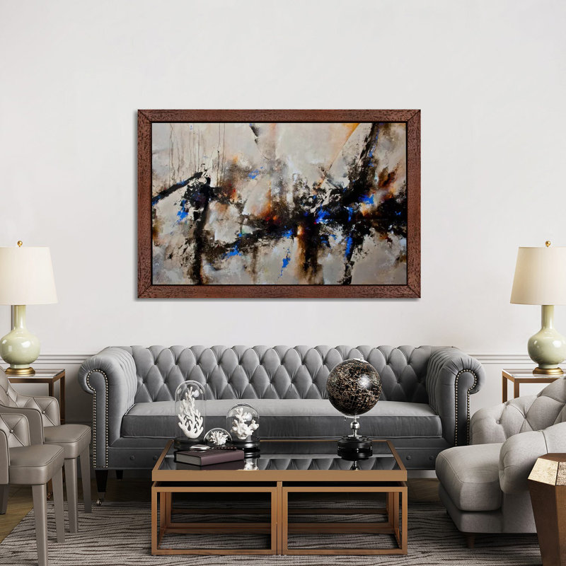 Sands Of Time III by CH Studios - Print on Canvas, 101.6 cm H x 66.04 cm W, Brown Floater Framed