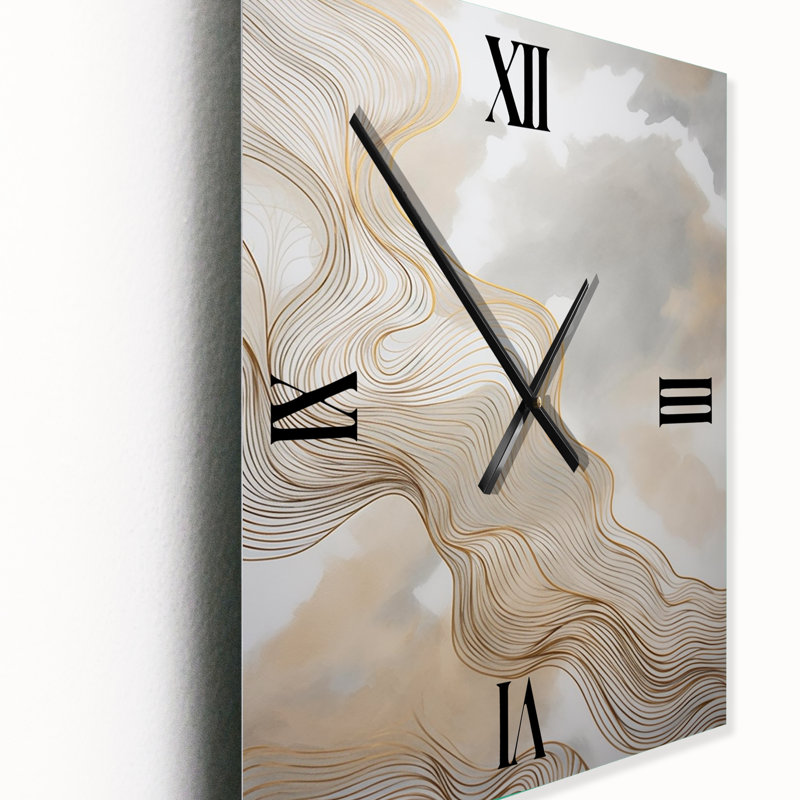 Horloge murale Jamyia, H 32 po x l 16 po x P 1 po